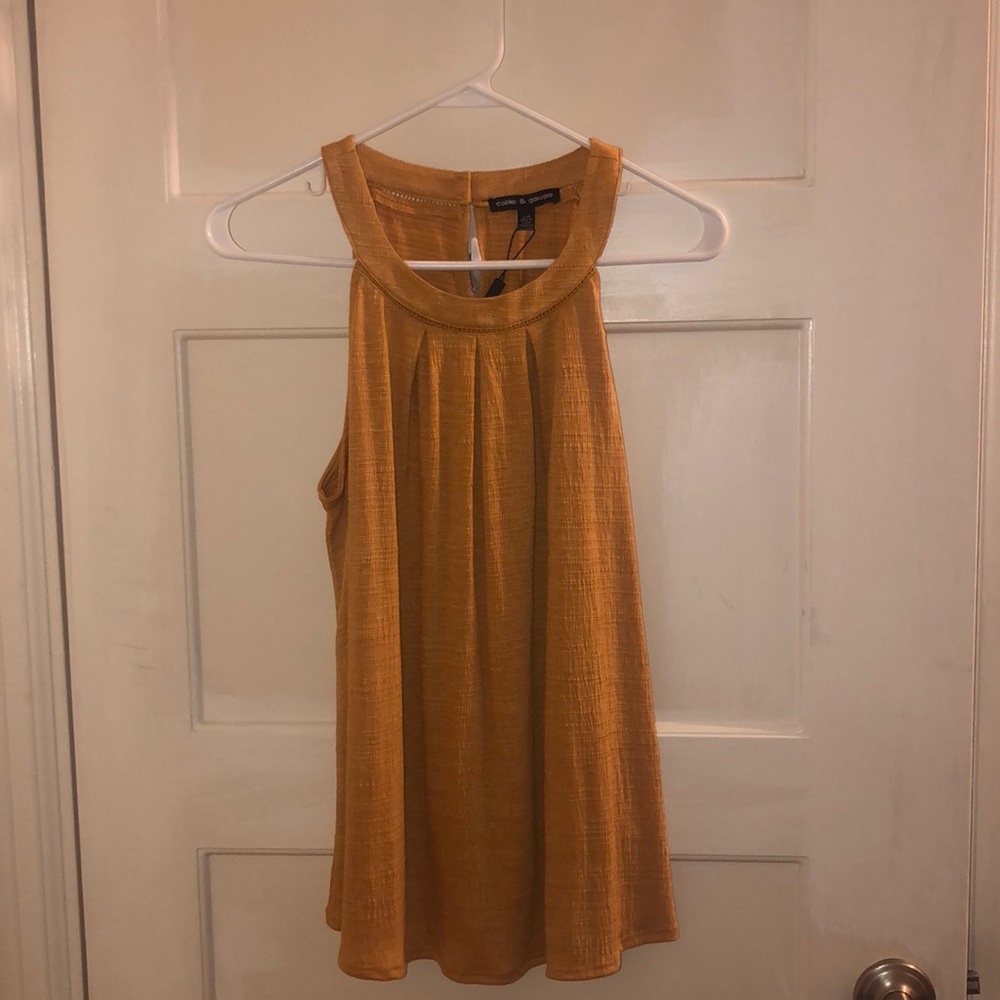 Yellow tank top